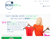 Tablet Screenshot of bogobot.com